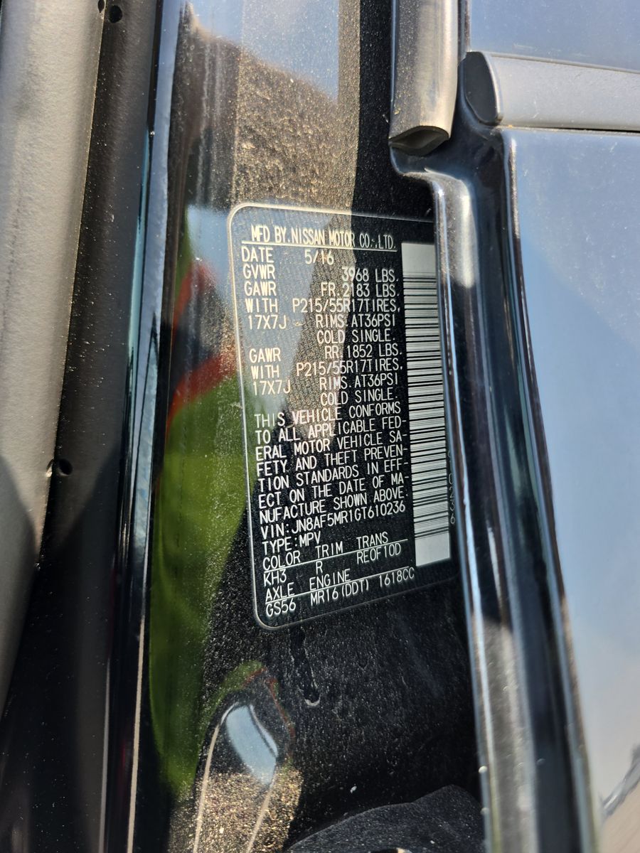 2016 Nissan JUKE SV FWD