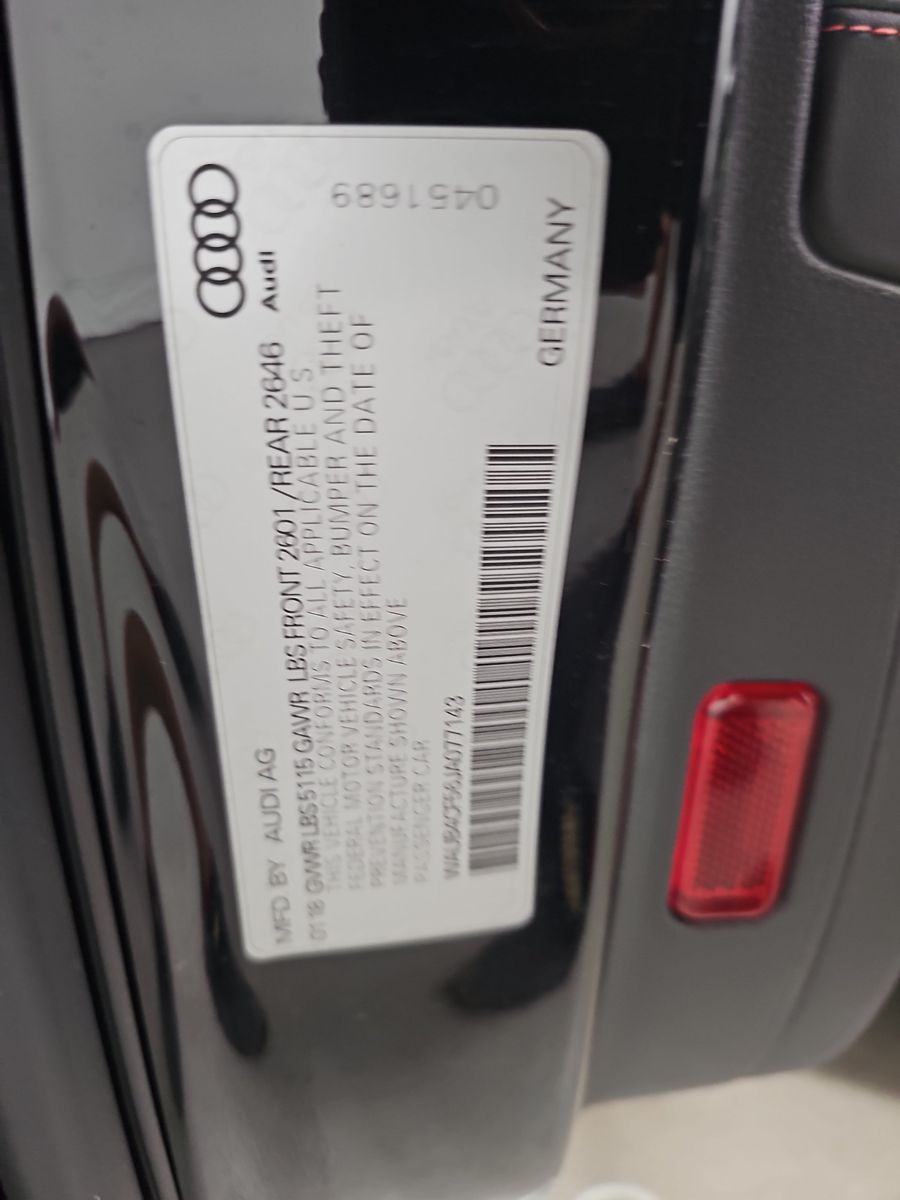 2018 Audi S5 Premium Plus AWD