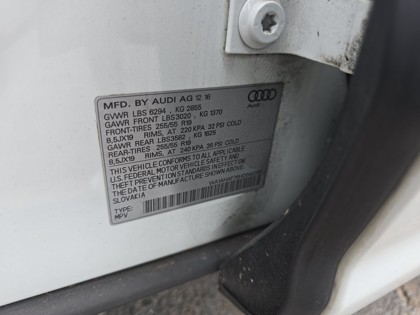 2017 Audi Q7 2.0T Premium AWD