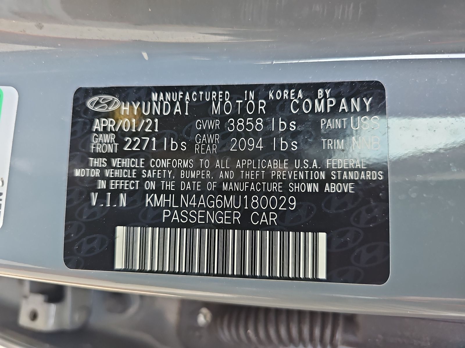 2021 Hyundai Elantra SEL FWD