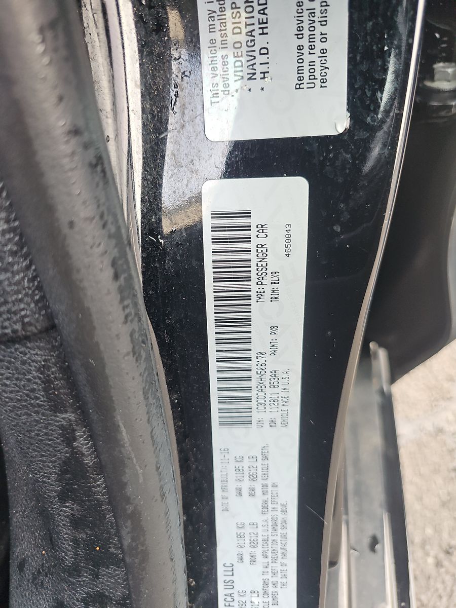 2017 Chrysler 200 Limited Platinum FWD