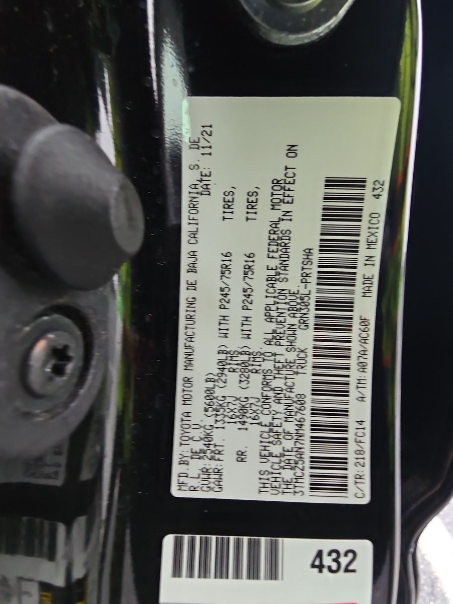 2022 Toyota Tacoma SR5 AWD
