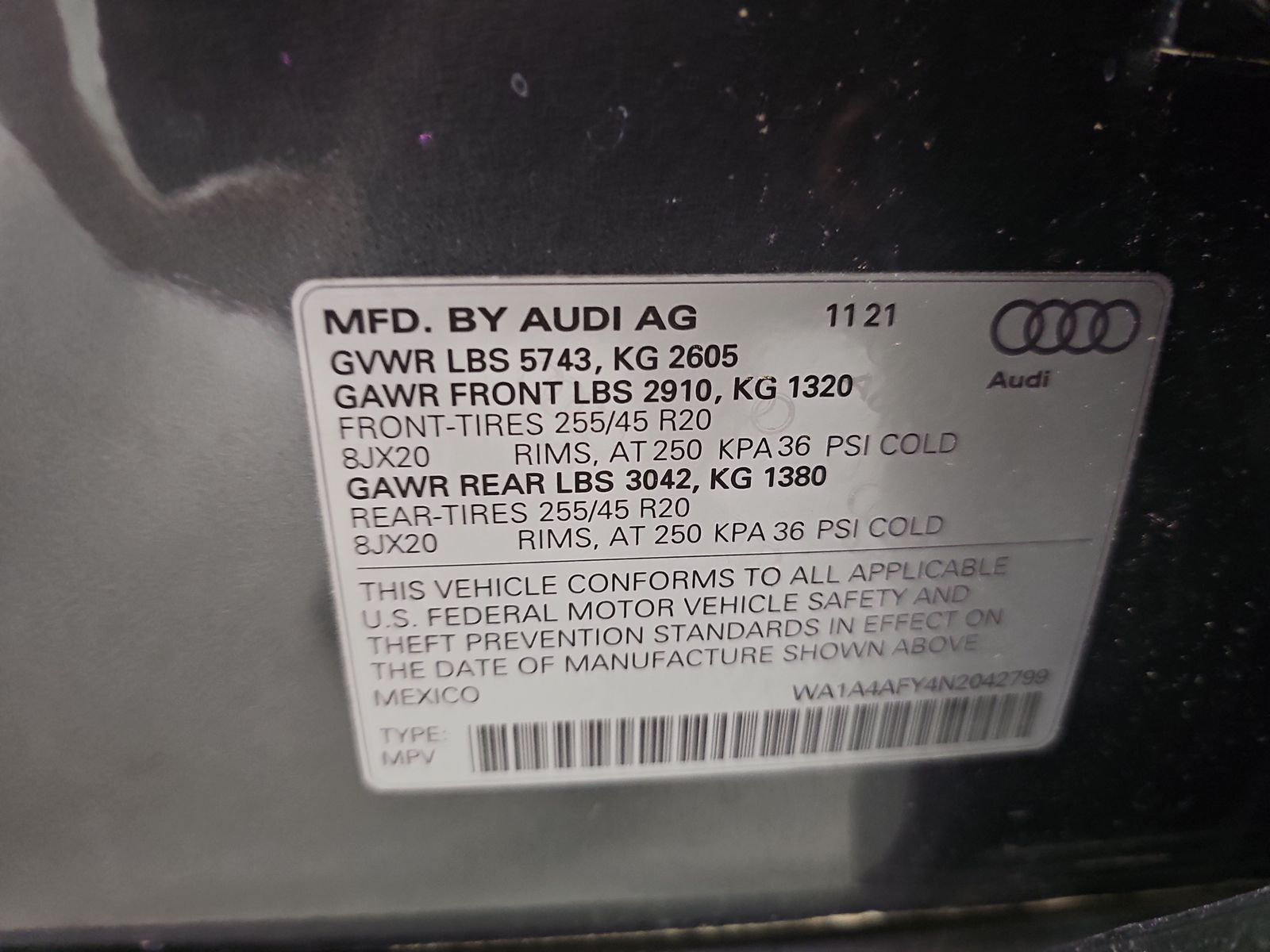 2022 Audi SQ5 Premium AWD