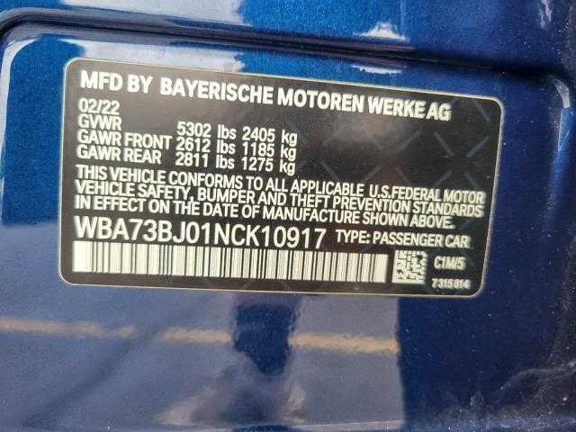 2022 BMW 5 Series 540i xDrive AWD