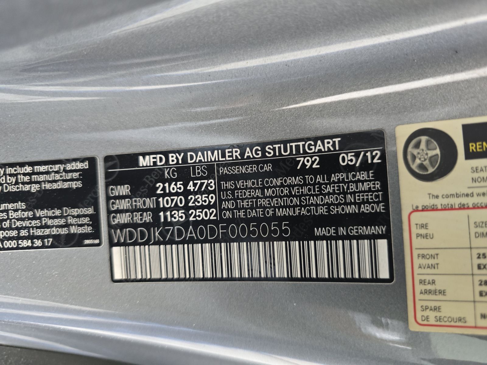 2013 Mercedes-Benz SL-Class SL 550 RWD