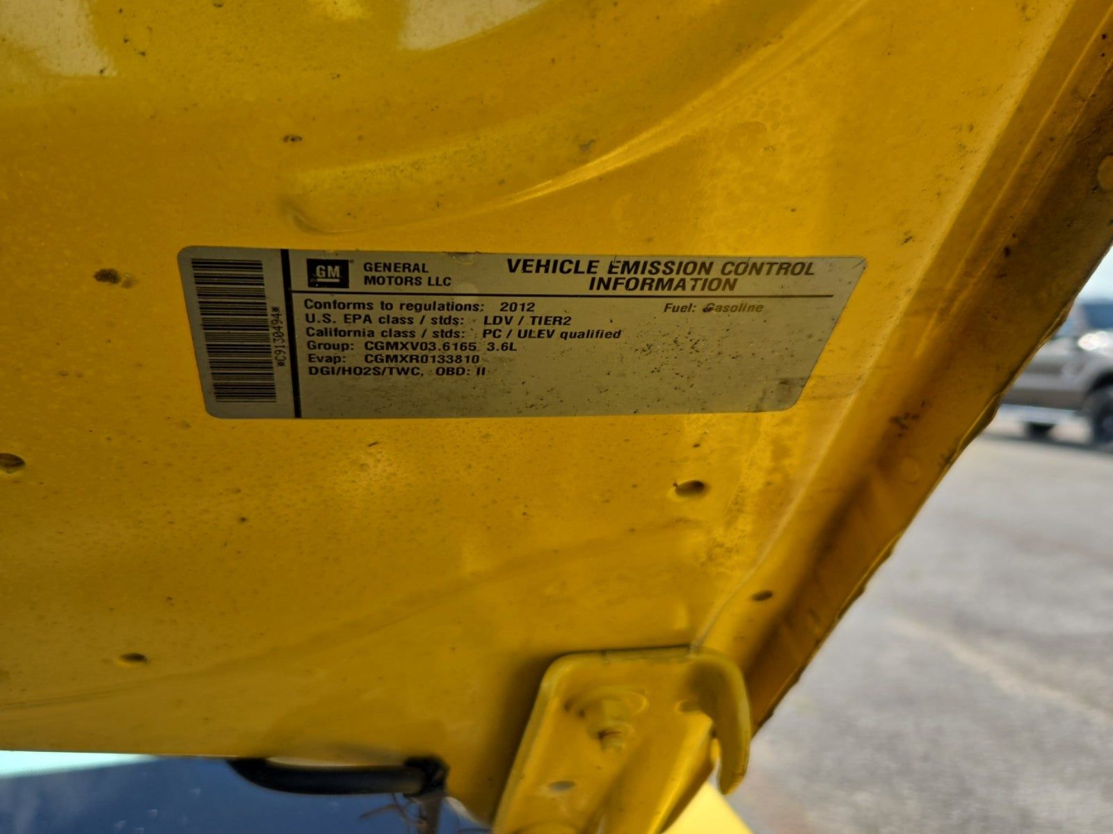 2012 Chevrolet Camaro LT RWD