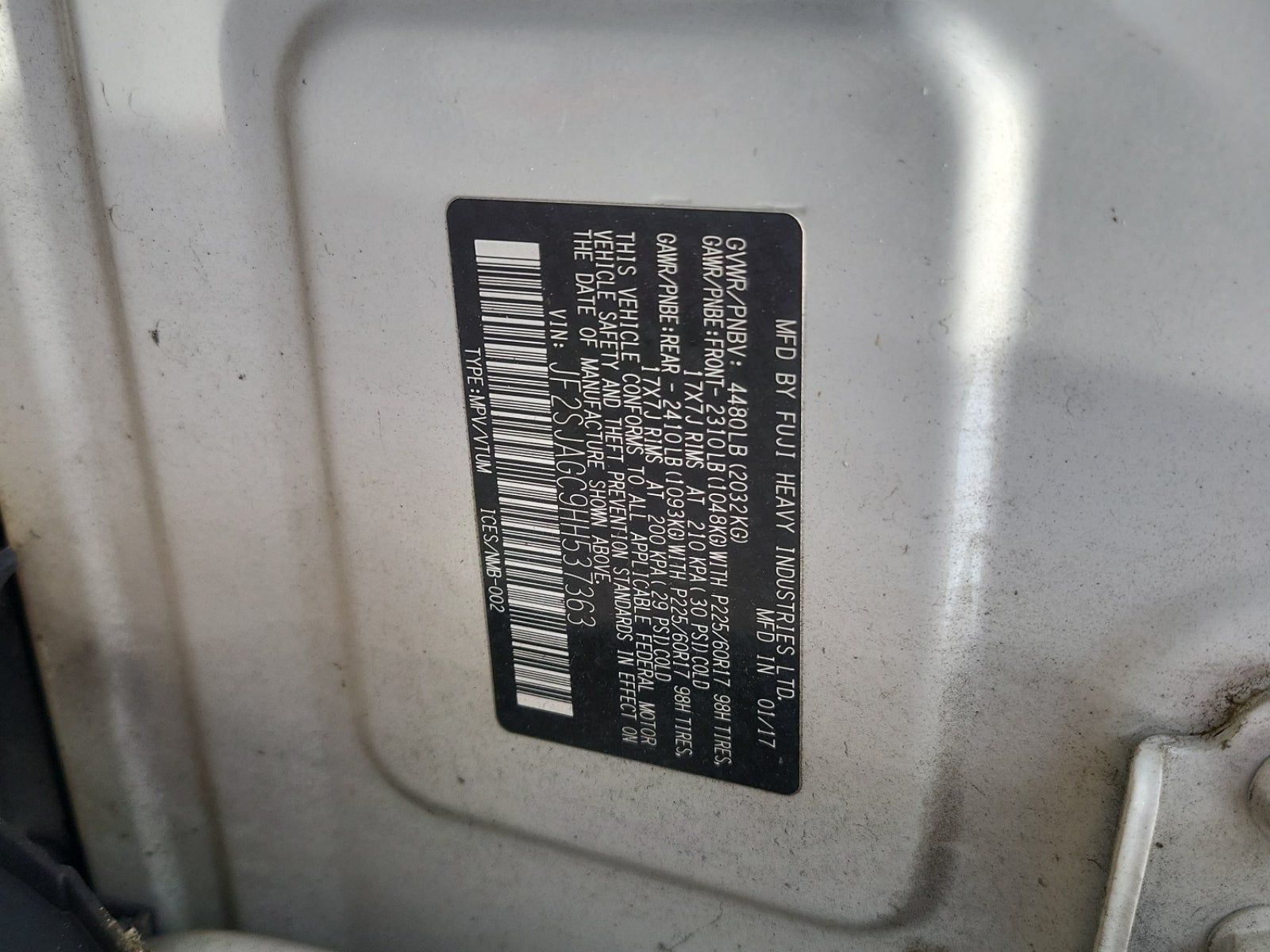 2017 Subaru Forester 2.5i Premium AWD