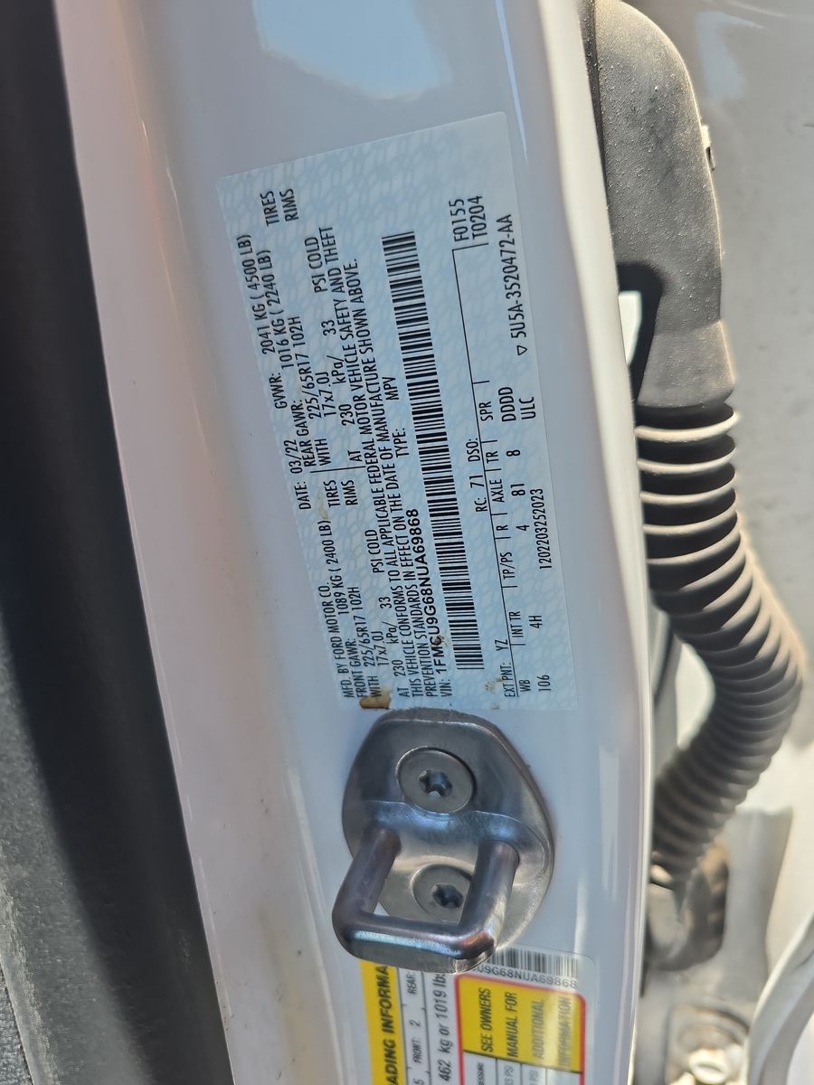2022 Ford Escape SE AWD