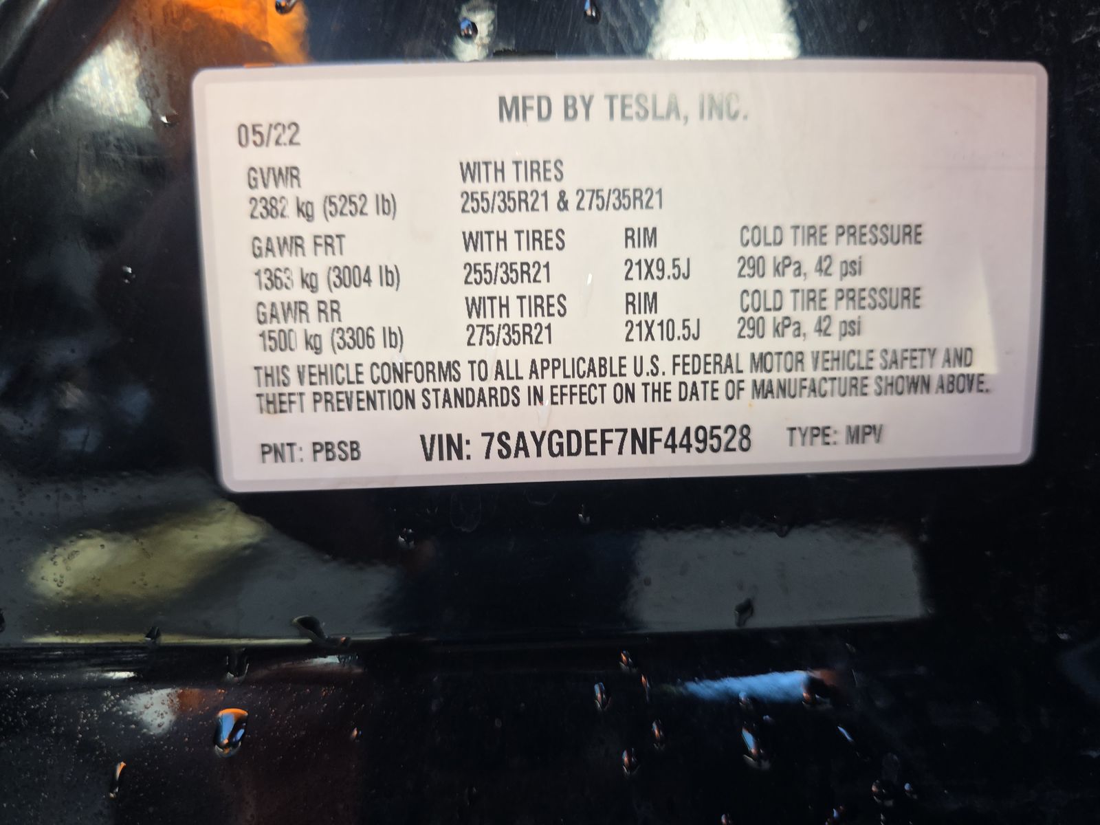 2022 Tesla Model Y Performance AWD