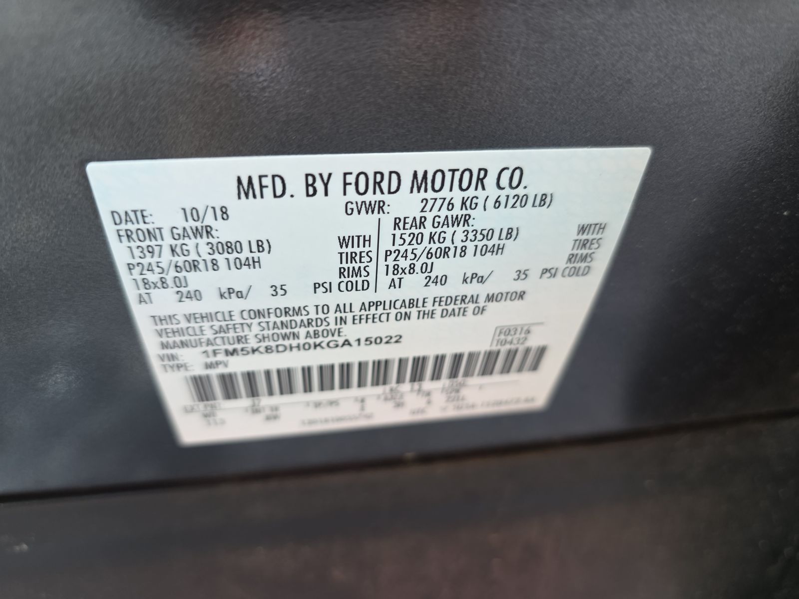 2019 Ford Explorer XLT AWD