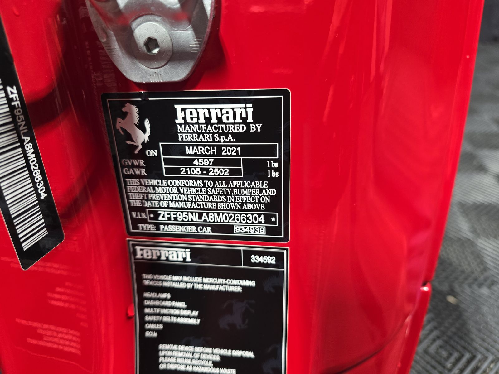 2021 Ferrari SF90 Stradale Base AWD