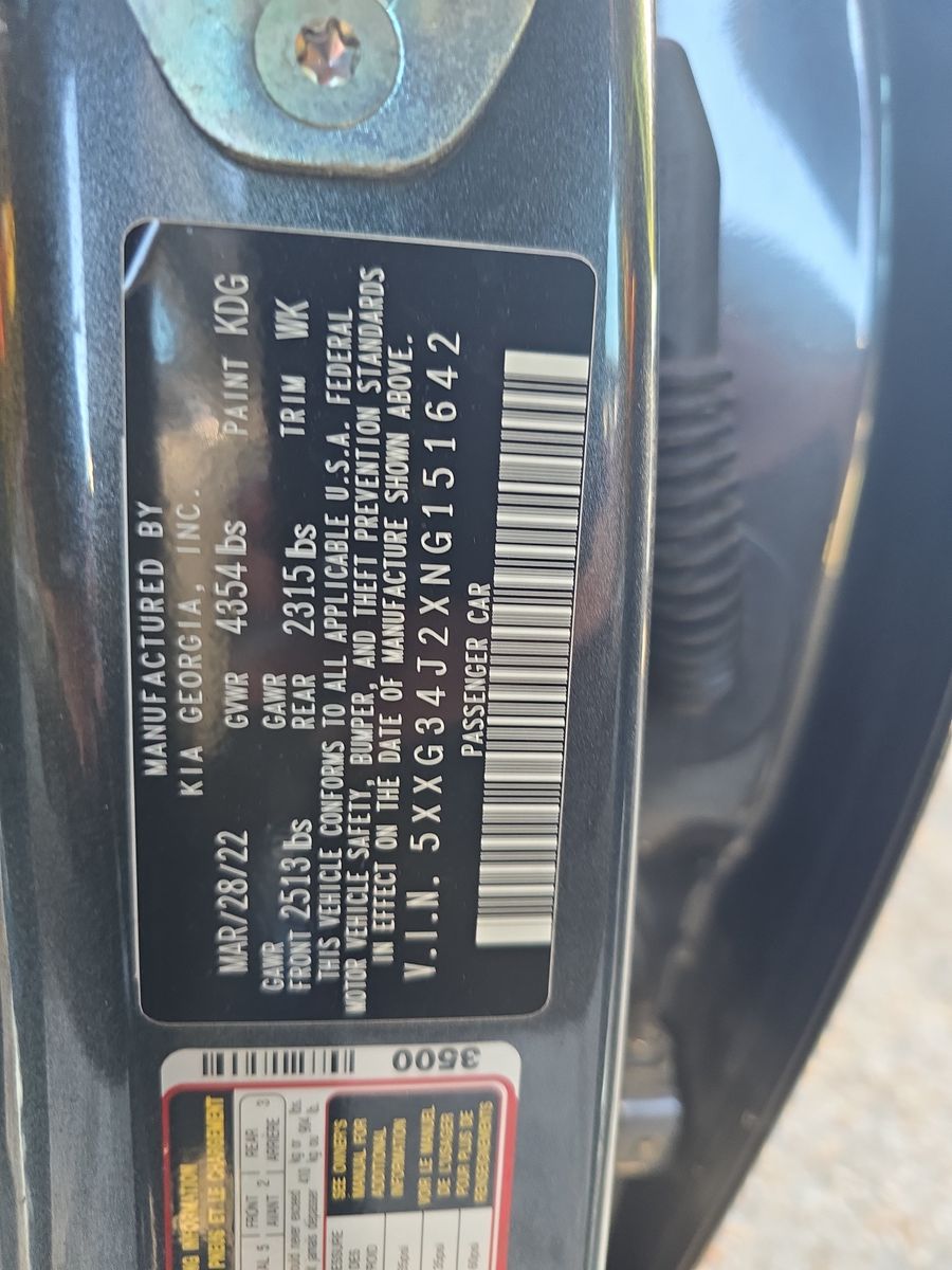 2022 Kia K5 EX FWD
