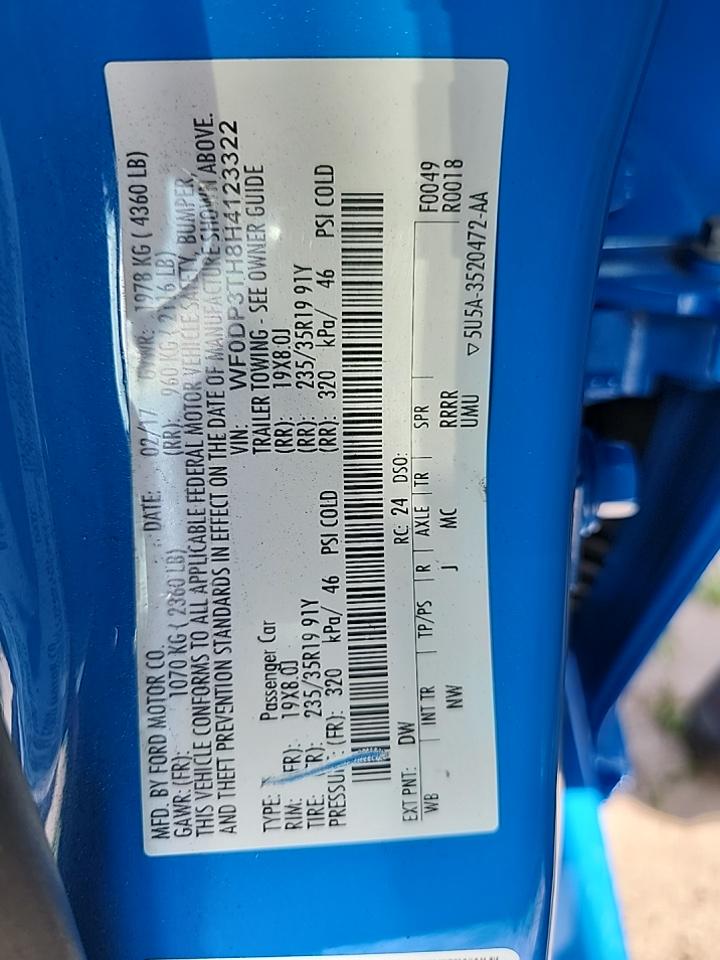 2017 Ford Focus RS AWD