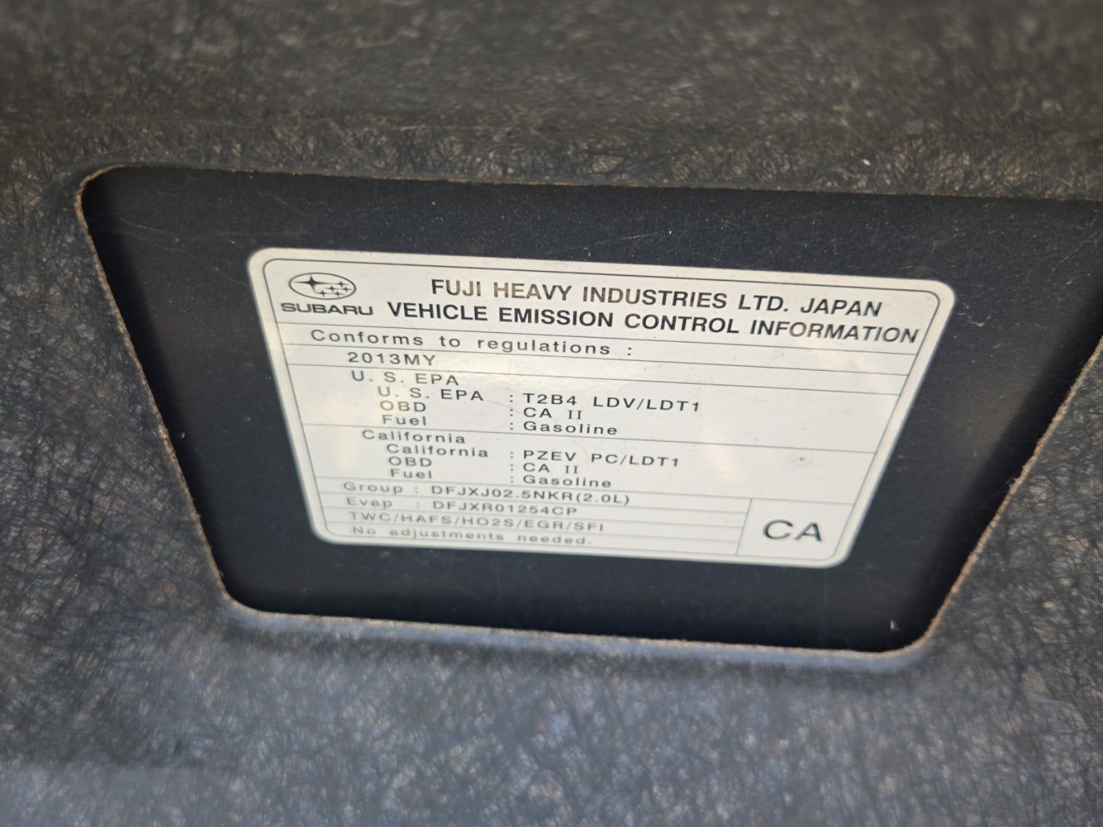 2013 Subaru Impreza 2.0i Limited AWD