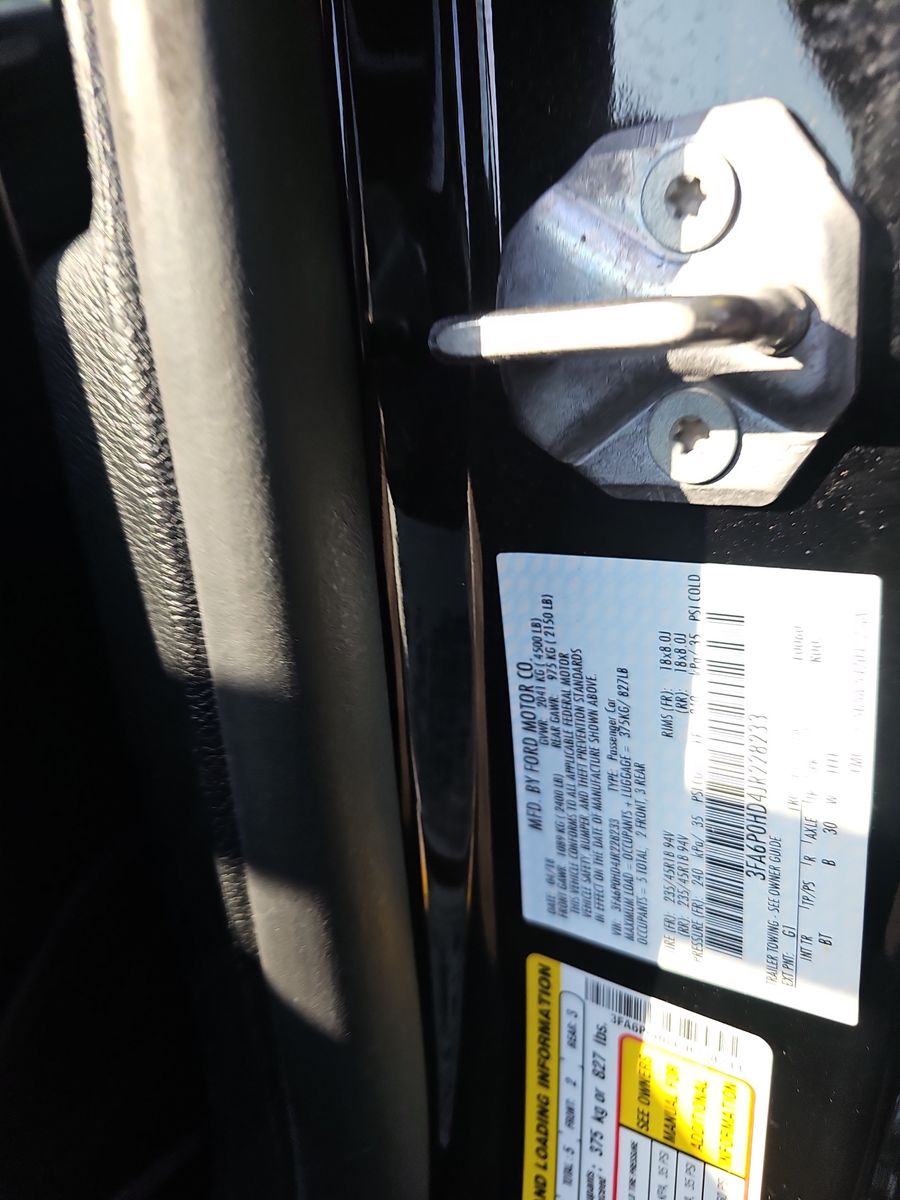 2018 Ford Fusion SE FWD