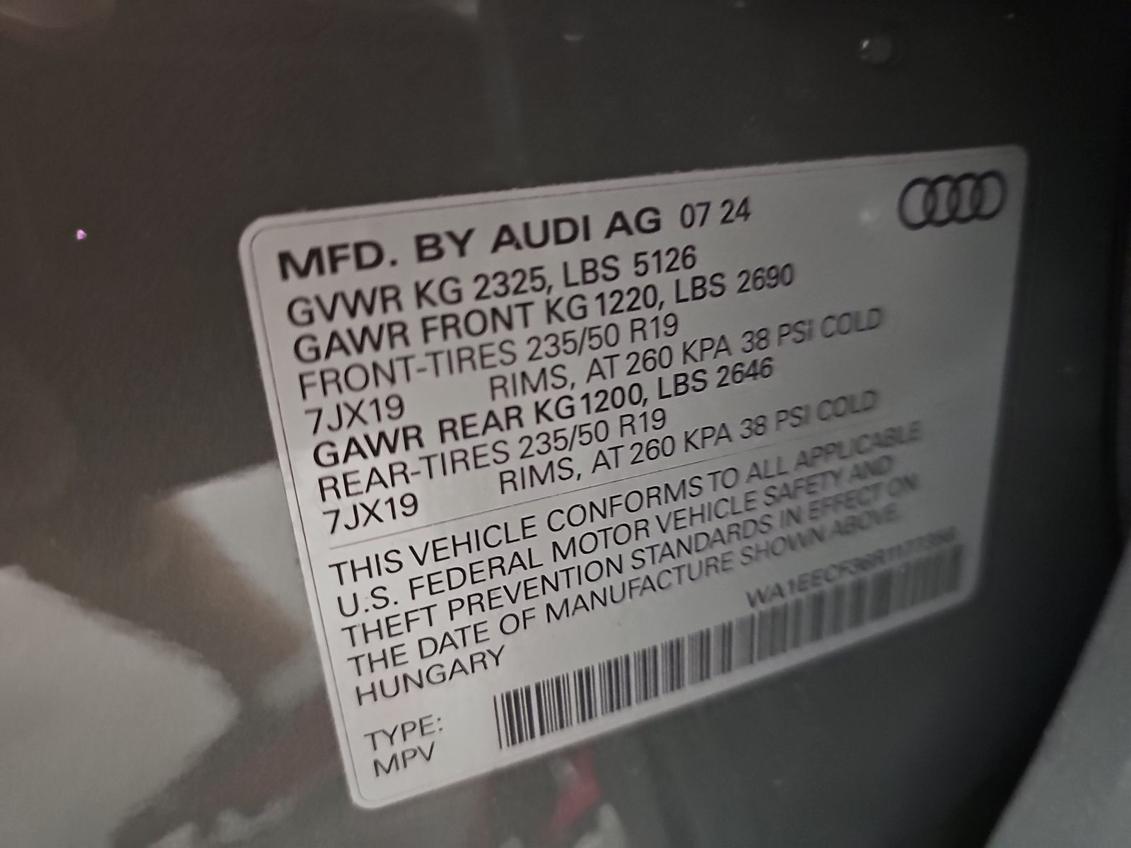 2024 Audi Q3 S line Premium Plus AWD