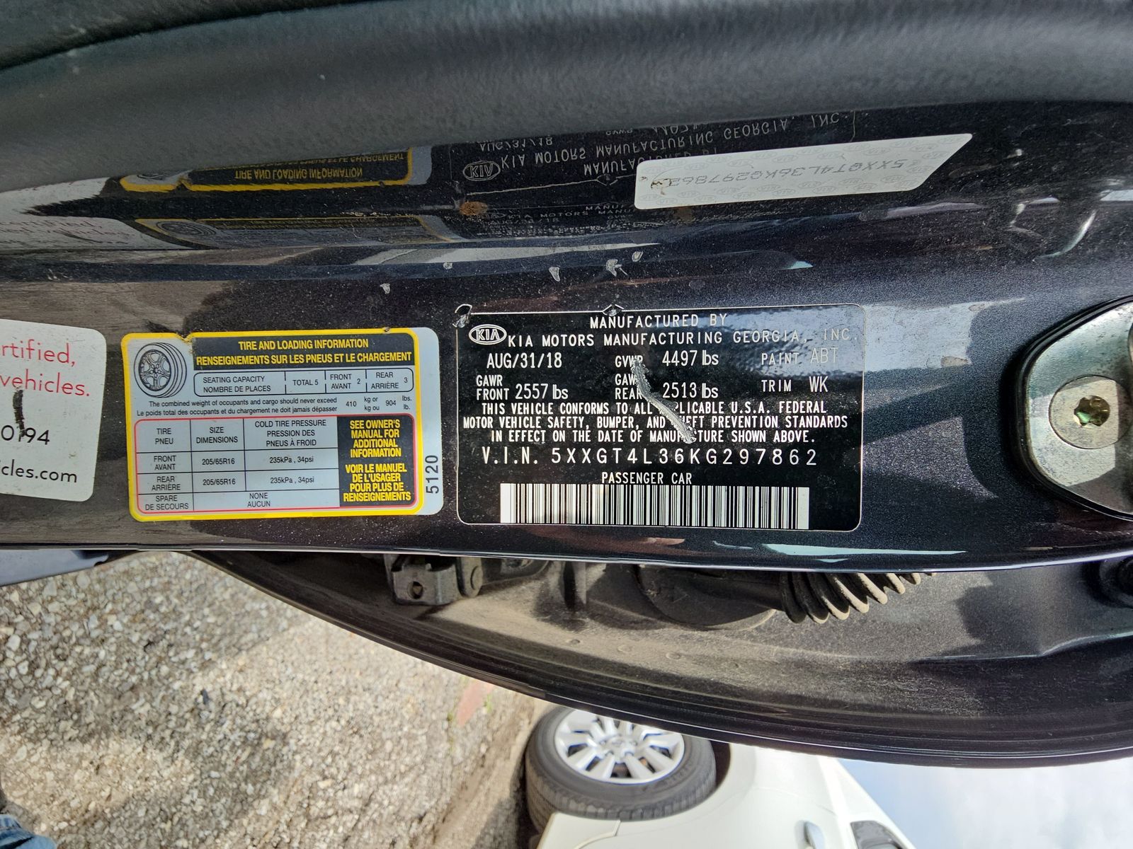 2019 Kia Optima LX FWD