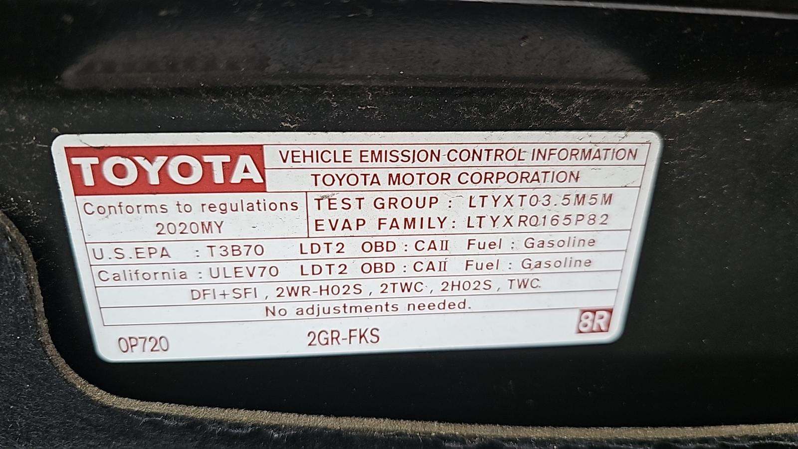 2020 Toyota Sienna SE FWD
