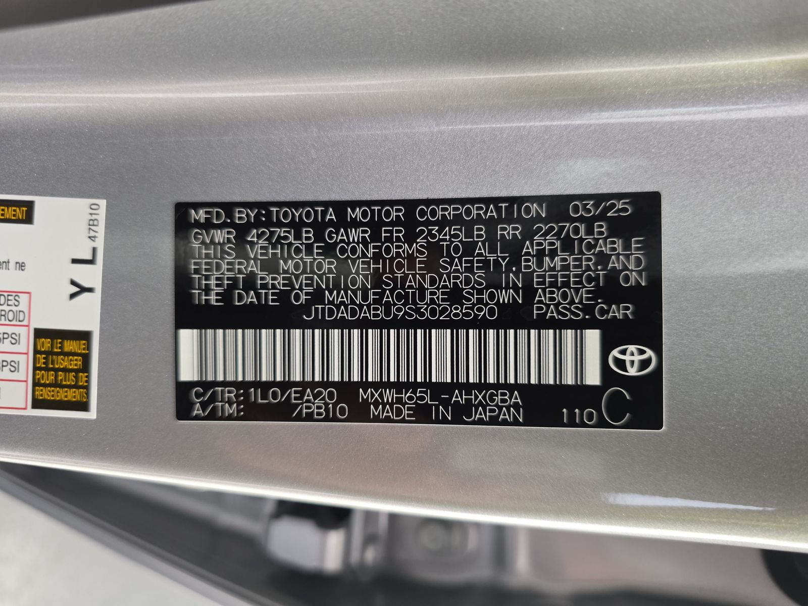 2025 Toyota Prius XLE AWD