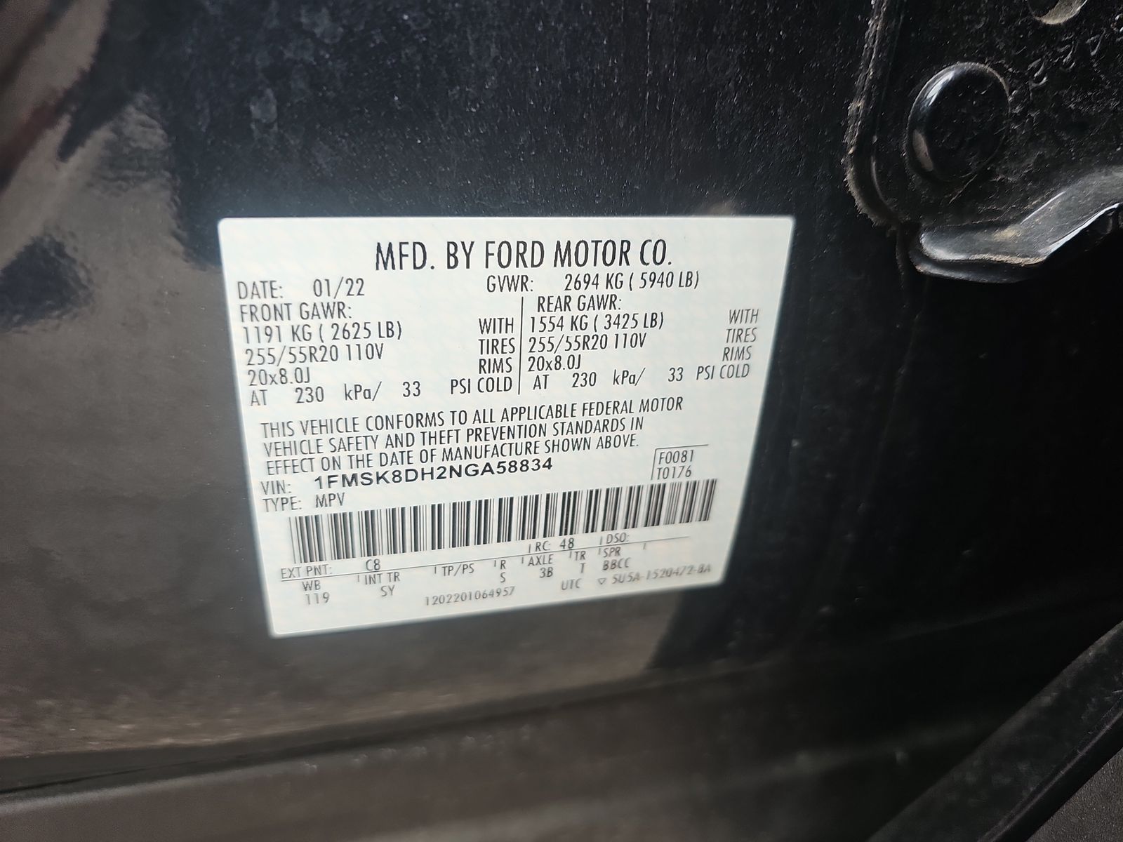 2022 Ford Explorer XLT AWD