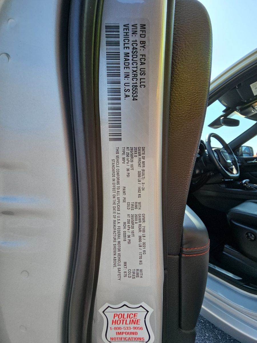 2024 Dodge Durango R/T Plus AWD