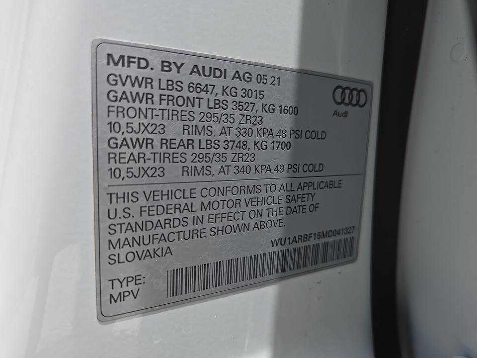 2021 Audi RS Q8 Base AWD