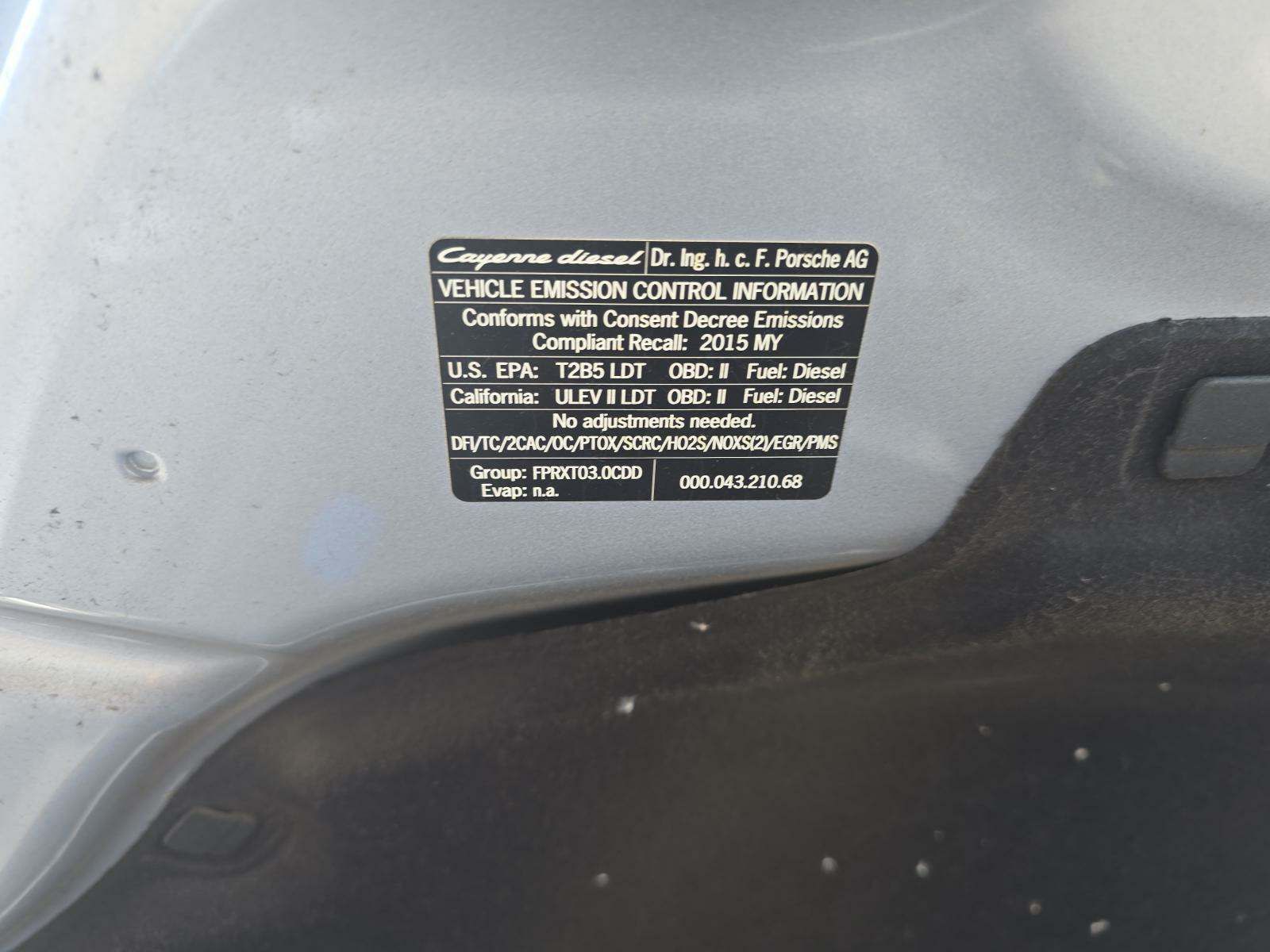 2015 Porsche Cayenne Diesel AWD