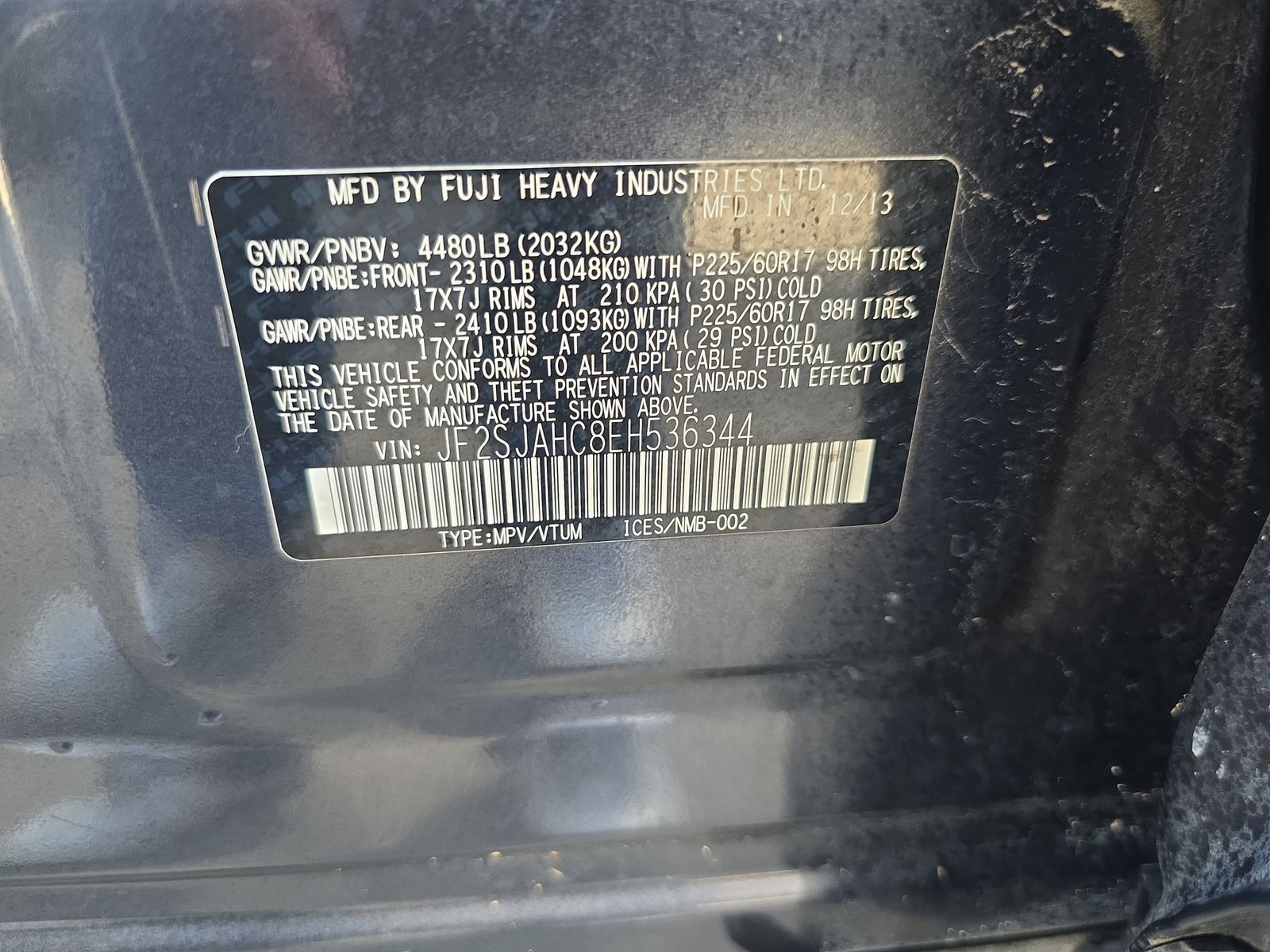 2014 Subaru Forester 2.5i Limited AWD