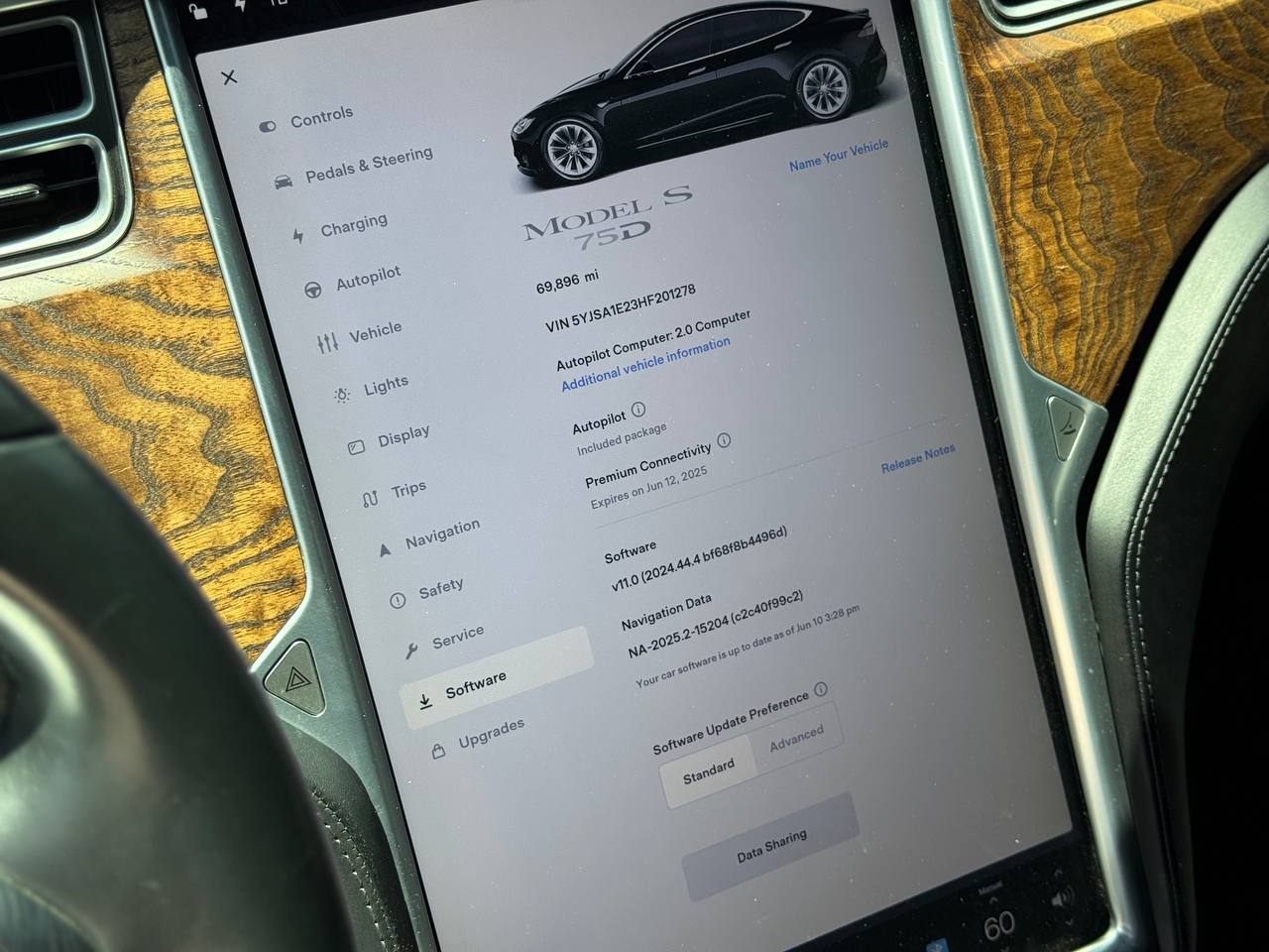 2017 Tesla Model S 75D AWD