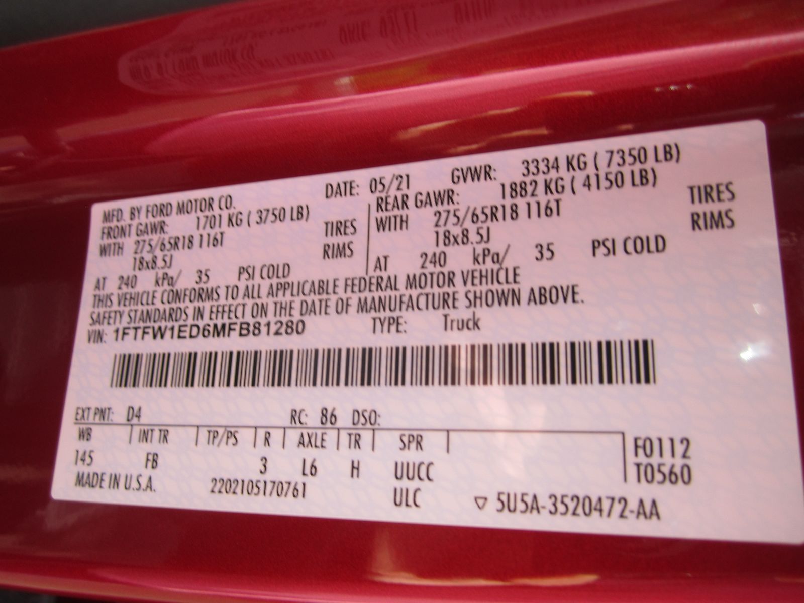 2021 Ford F-150 Hybrid XLT AWD