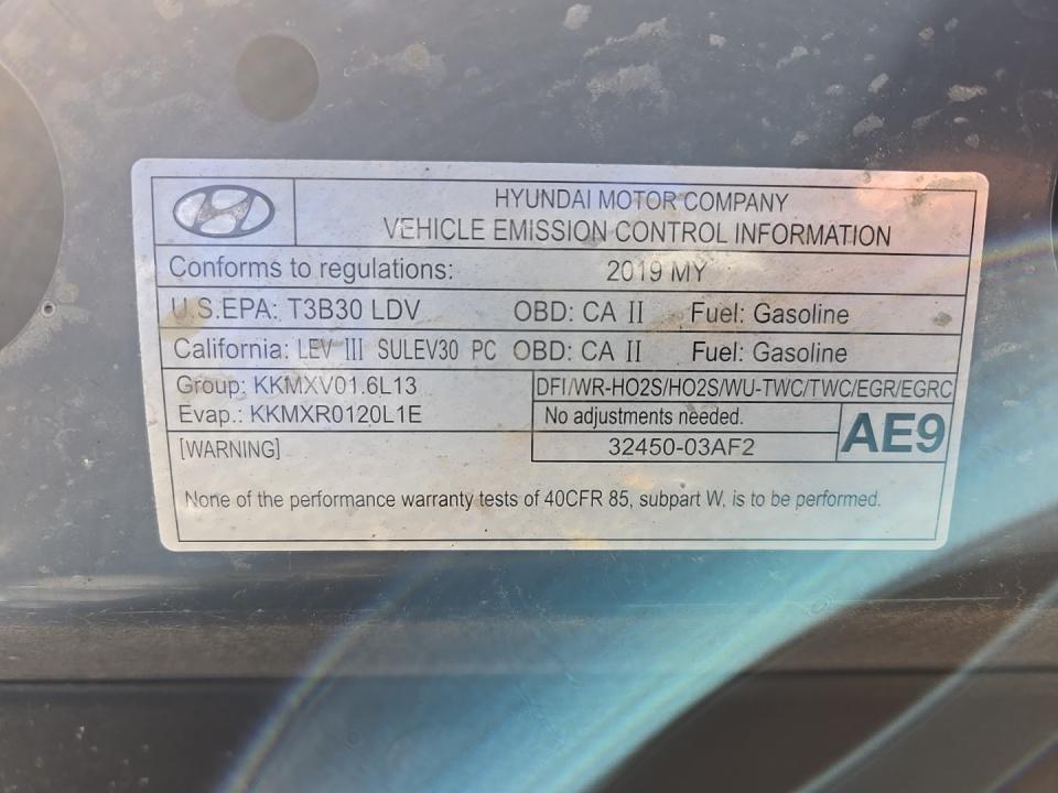 2019 Hyundai Ioniq Hybrid SEL FWD