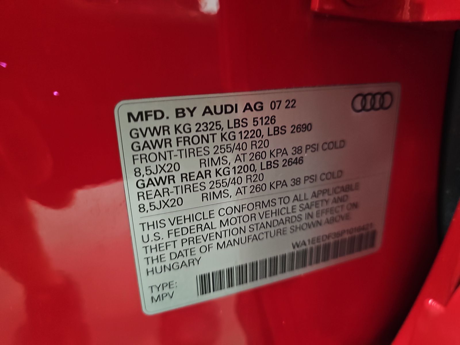 2023 Audi Q3 S line Premium Plus AWD