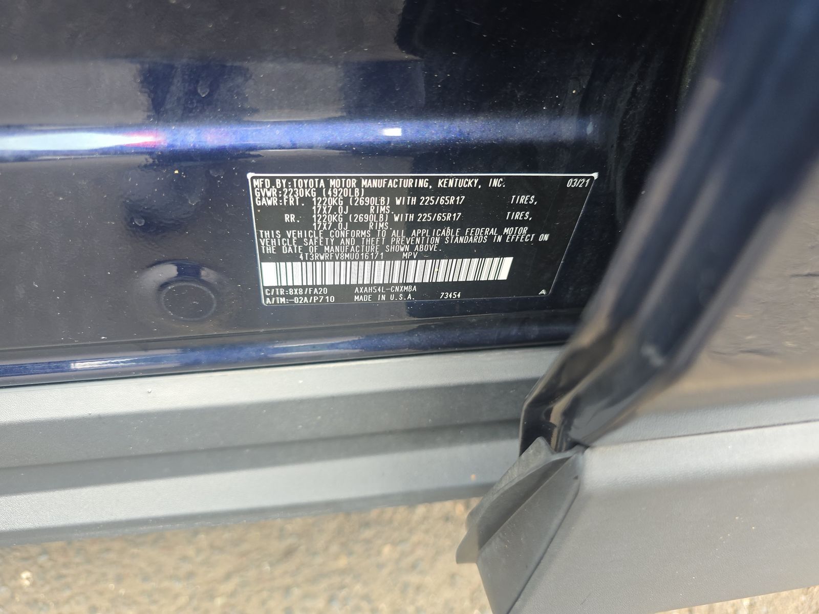 2021 Toyota RAV4 Hybrid XLE AWD