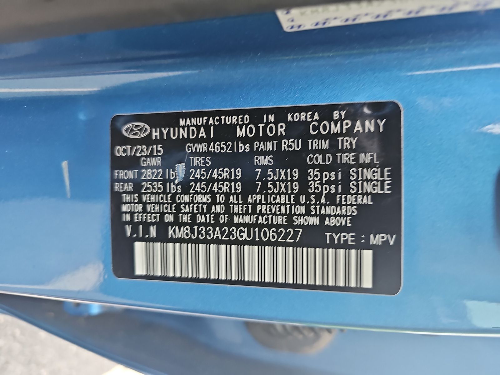 2016 Hyundai Tucson Sport FWD