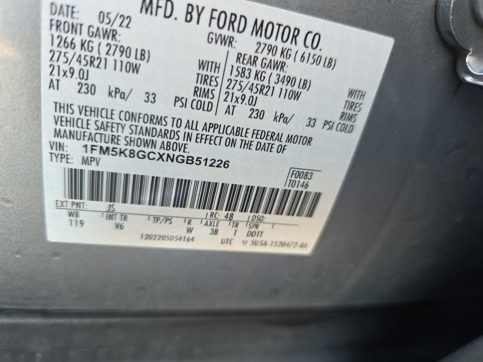 2022 Ford Explorer ST AWD