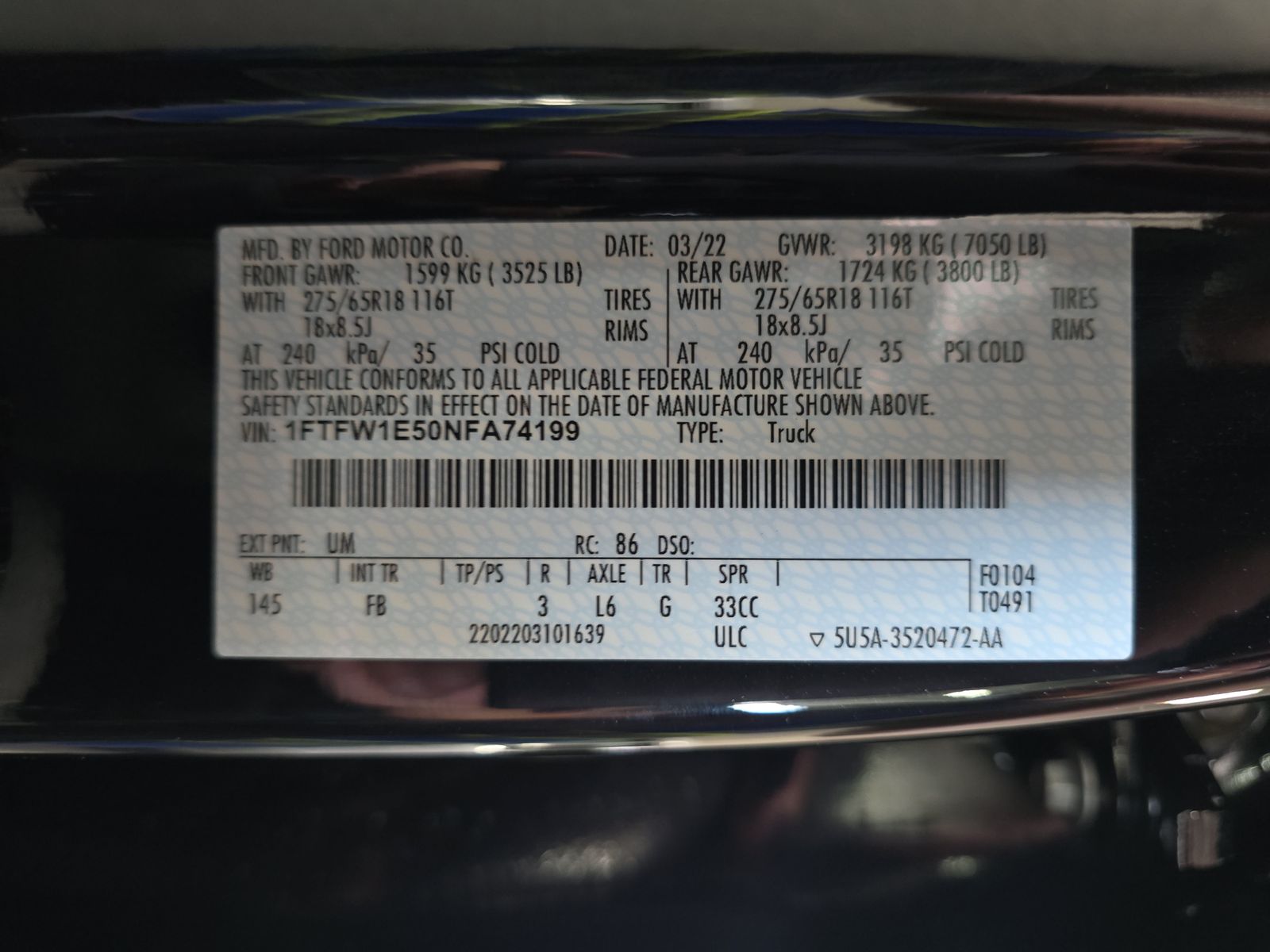 2022 Ford F-150 XLT AWD