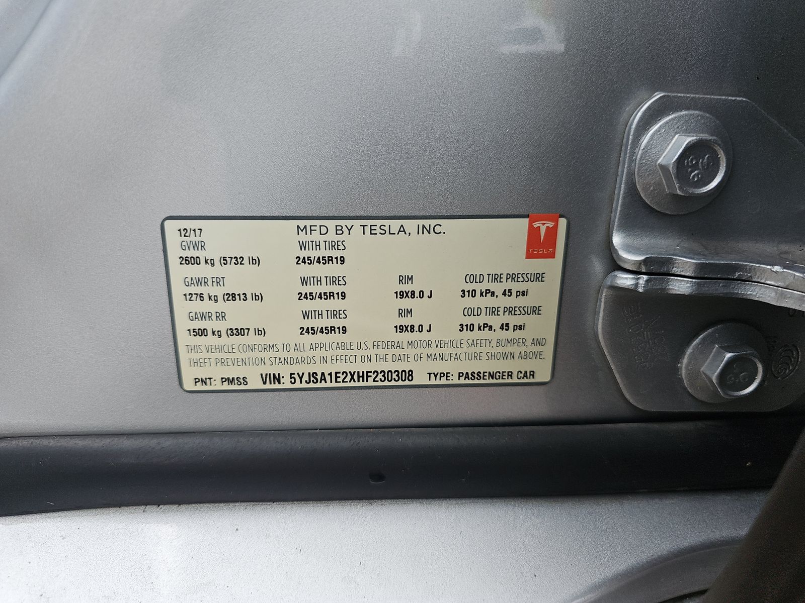 2017 Tesla Model S 100D AWD