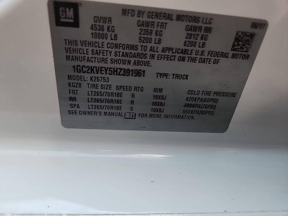 2017 Chevrolet Silverado 2500HD LT AWD