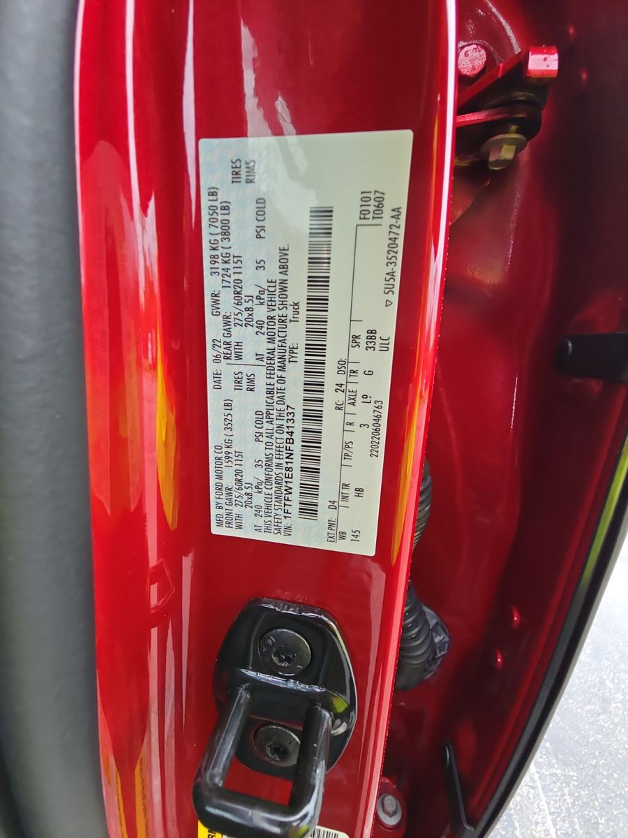 2022 Ford F-150 Lariat AWD