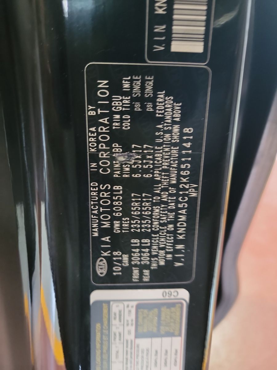 2019 Kia Sedona L FWD