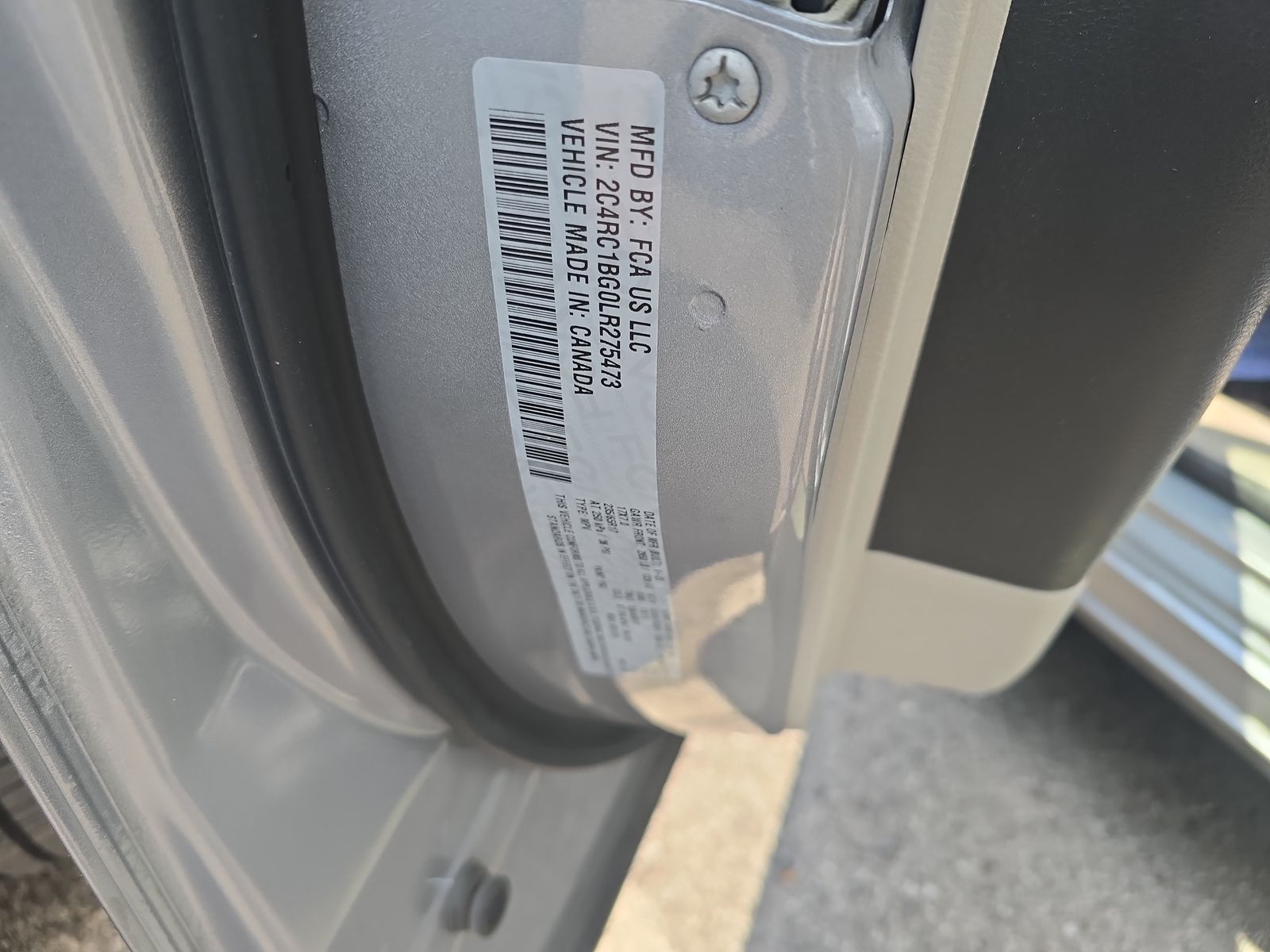 2020 Chrysler Pacifica Touring L FWD