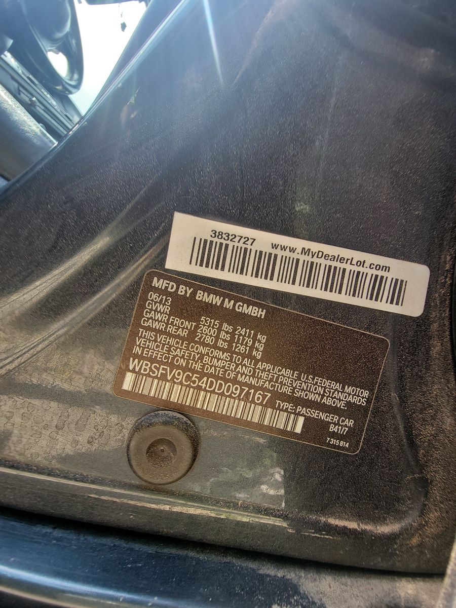 2013 BMW M5 Base RWD