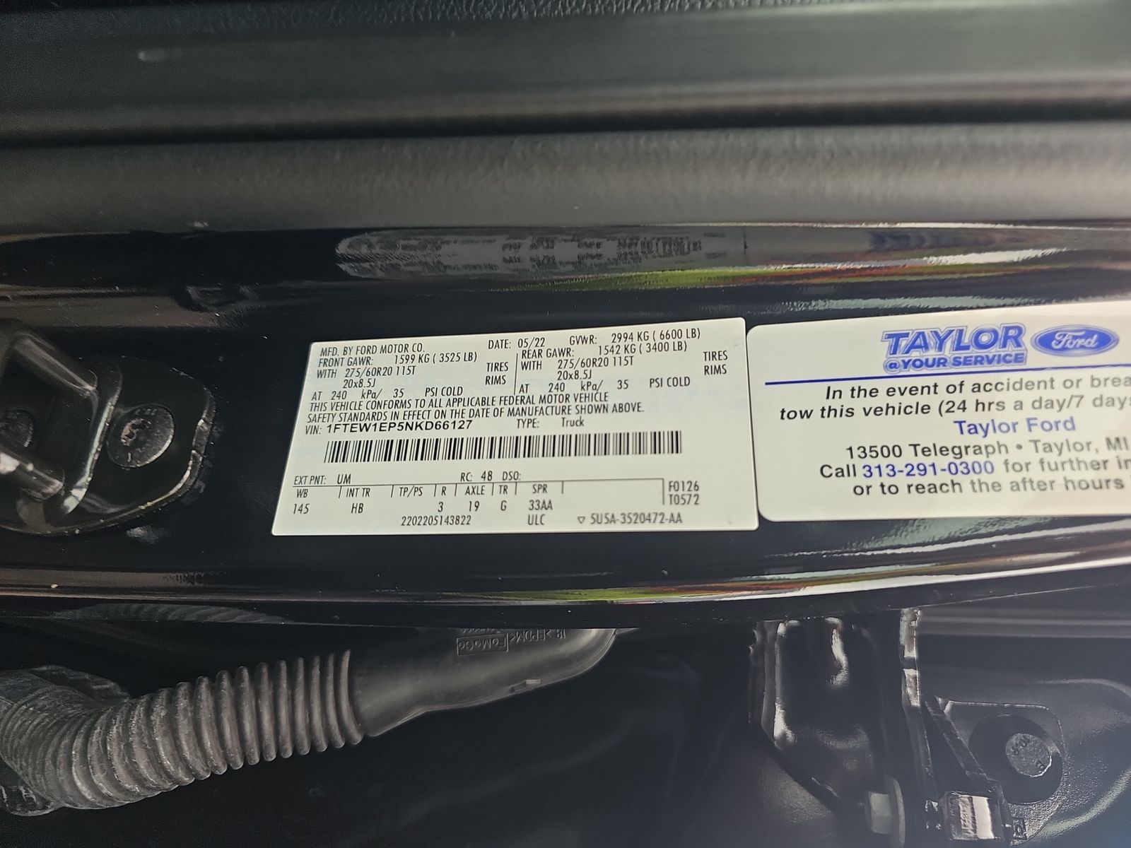 2022 Ford F-150 Lariat AWD