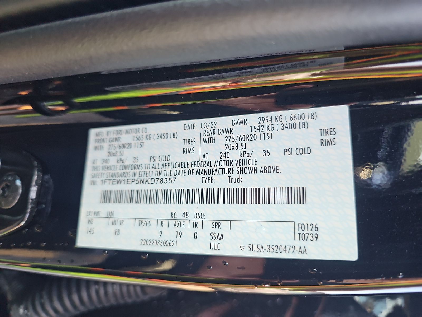 2022 Ford F-150 XLT AWD