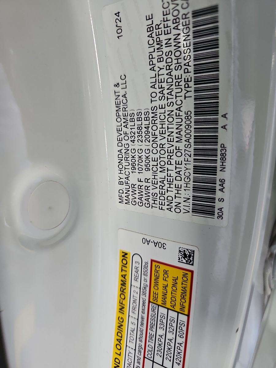 2025 Honda Accord LX FWD