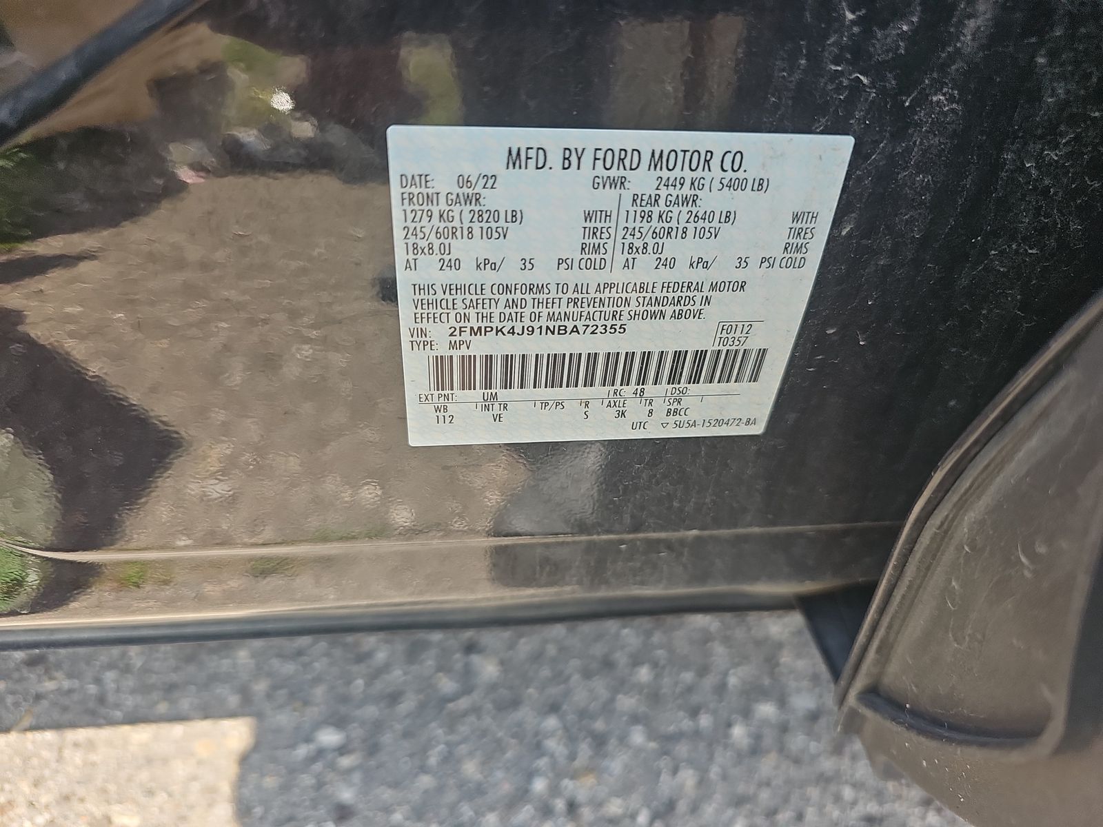 2022 Ford Edge SEL AWD