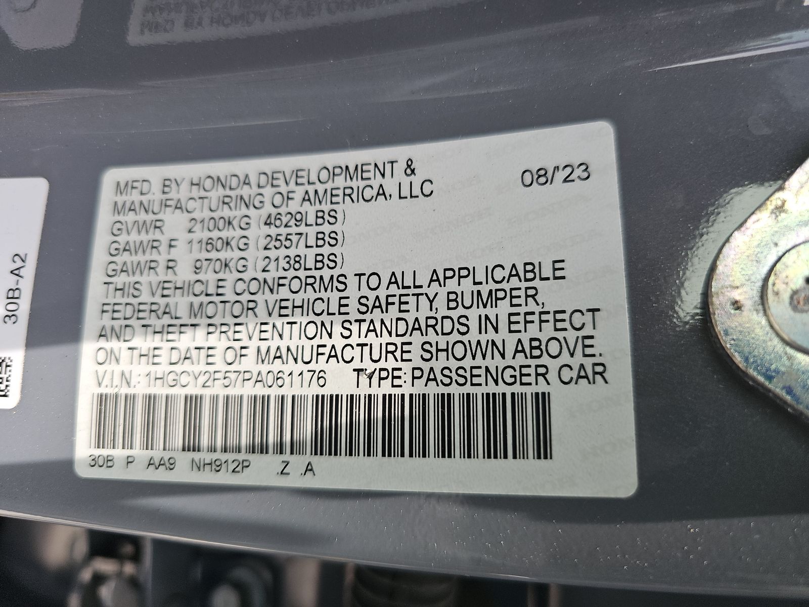 2023 Honda Accord Hybrid Sport FWD
