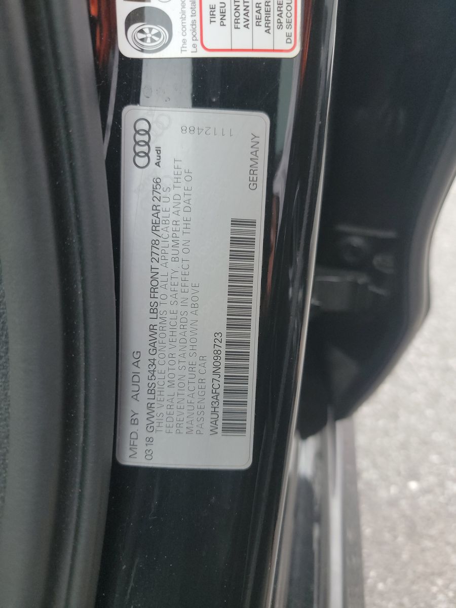 2018 Audi A6 3.0T Prestige AWD