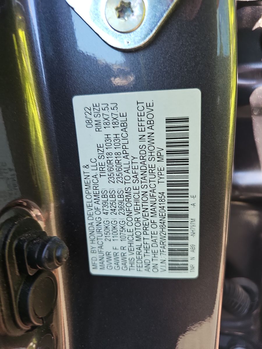 2022 Honda CR-V EX-L AWD