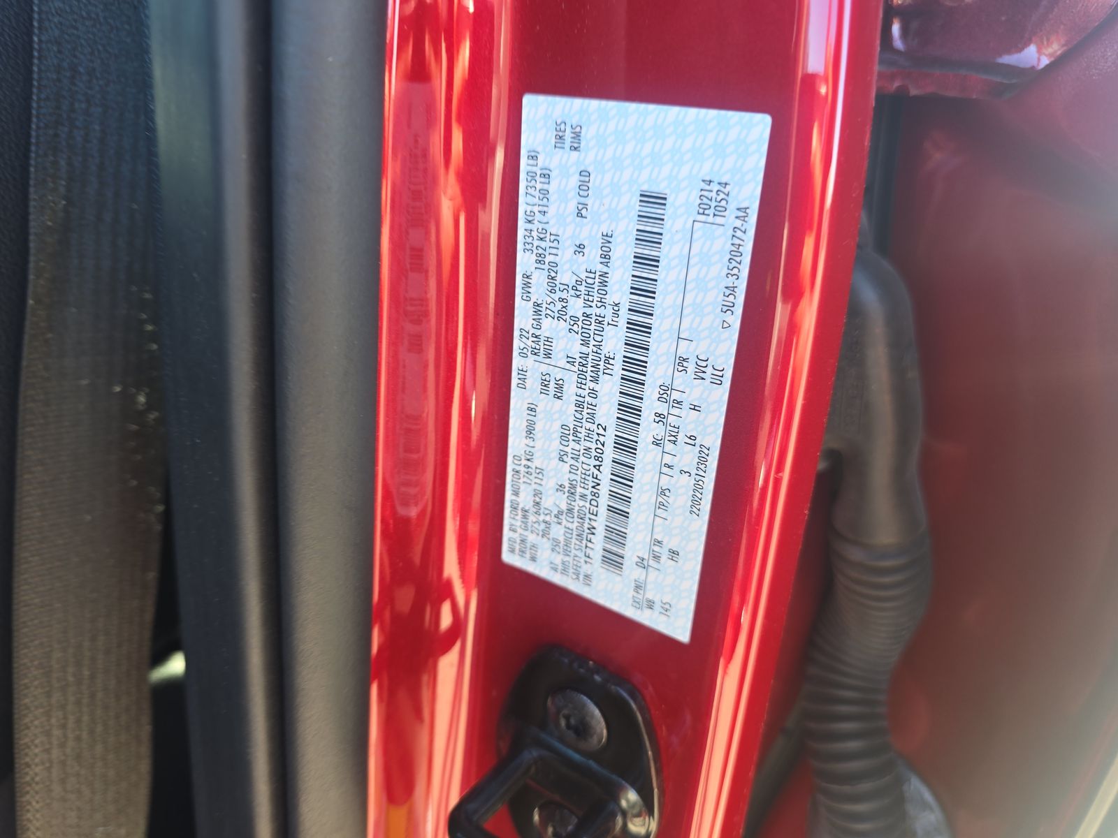 2022 Ford F-150 Lariat AWD